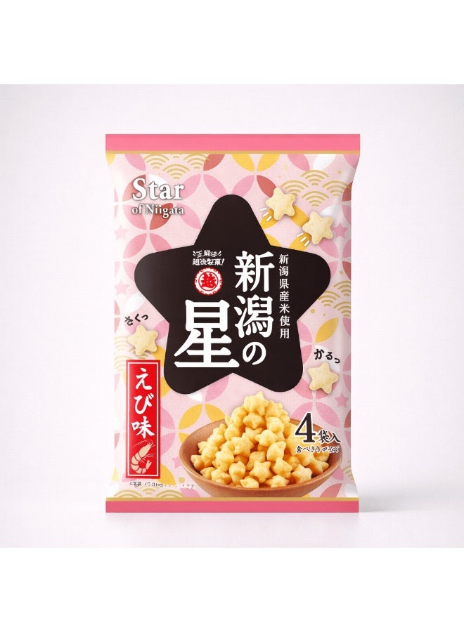 ستار أوف نيغاتا سناك أرز بنكهة الروبيان 72 جم × 12 عبوة - Image 1